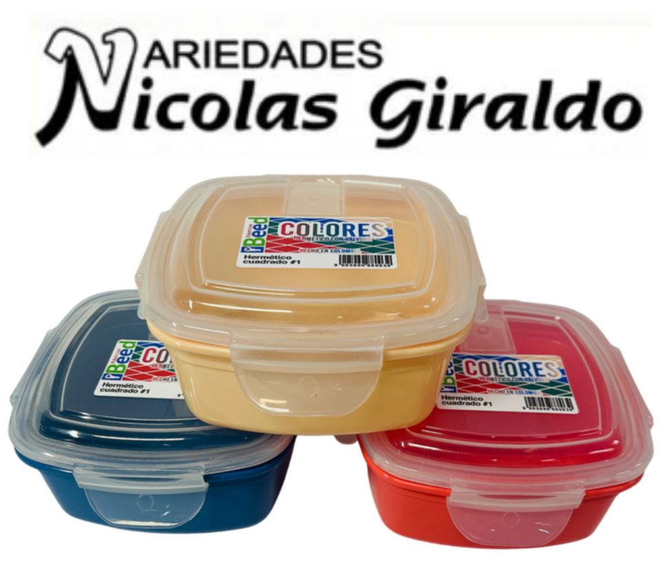 Coca hermetica beed cuadrada color #1 