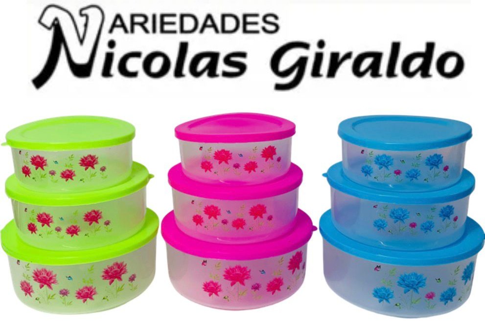 Coca hermetica redonda pequeña x3   