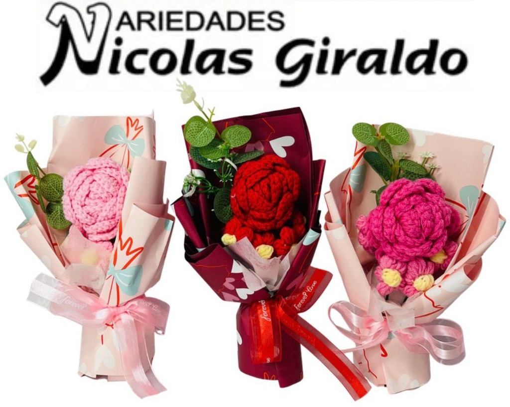 Detalle acetato grande fino con flor tejida 