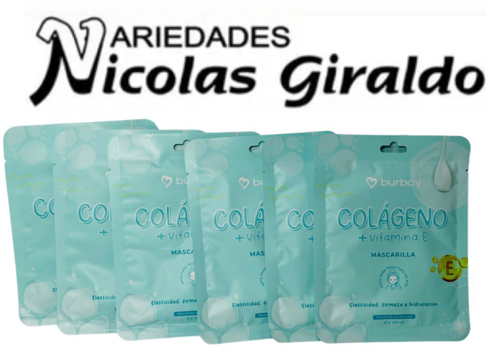 Mascarilla en velo colageno PQTX12    