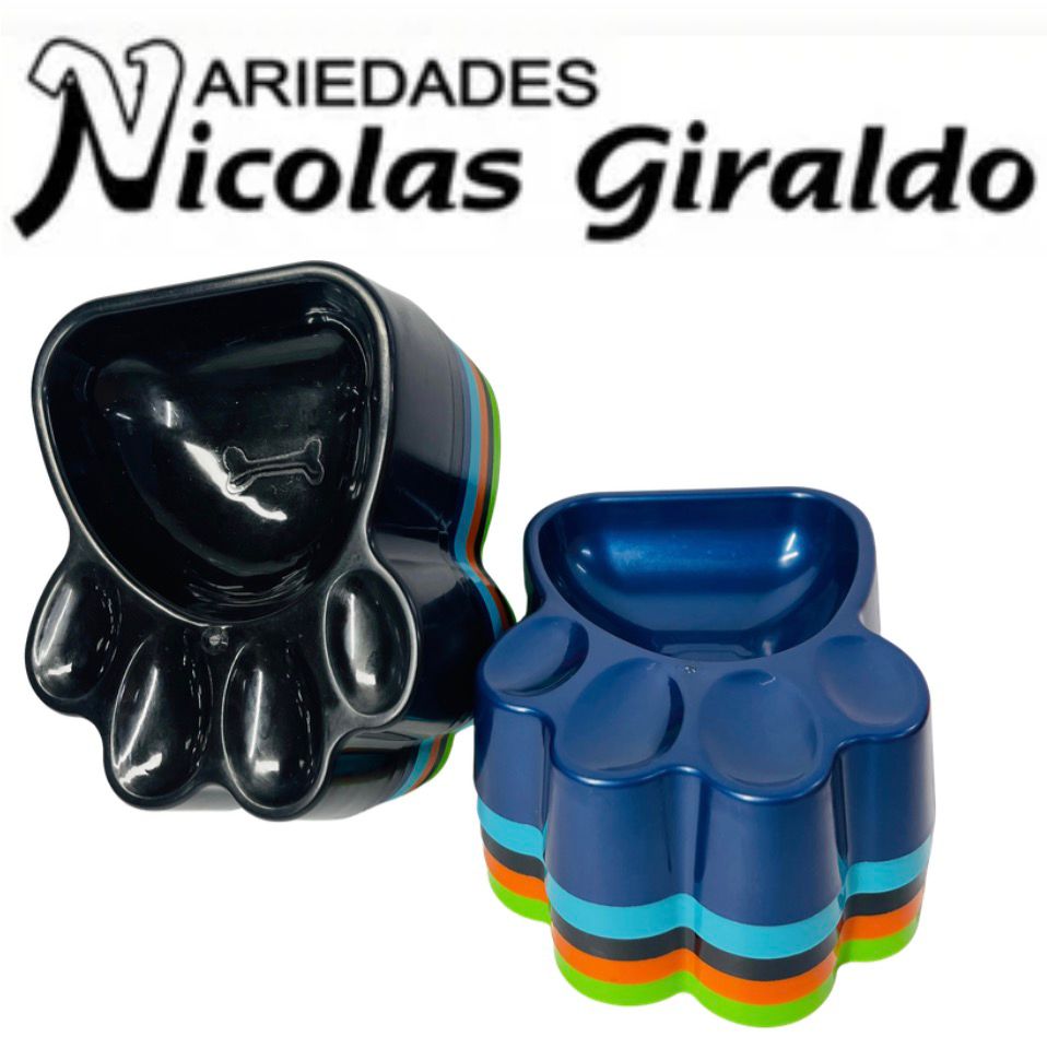 Comedero mascota figura huella pequeño PQT X12  