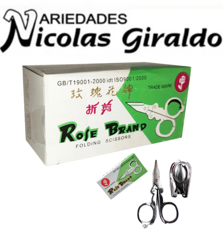 Tijera doblar pequeña sencilla caja x24 