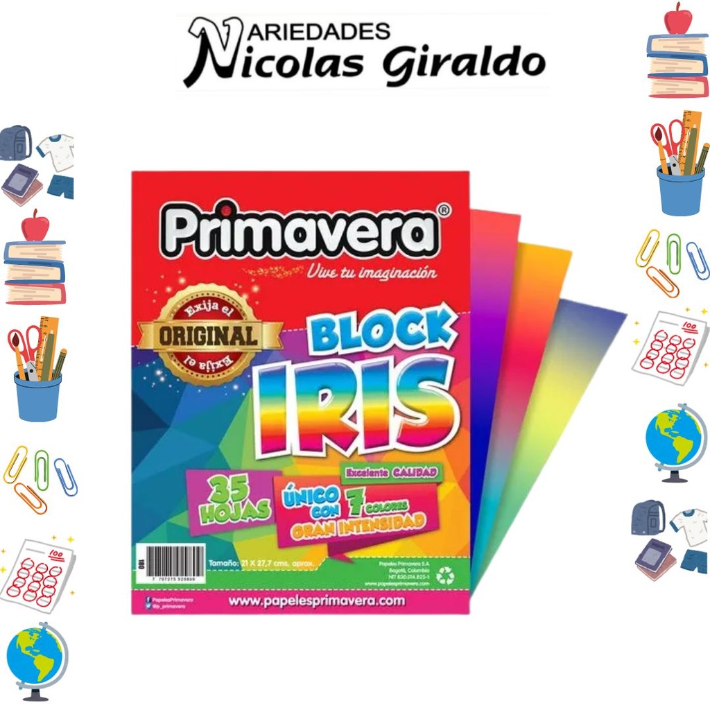 Block iris primavera