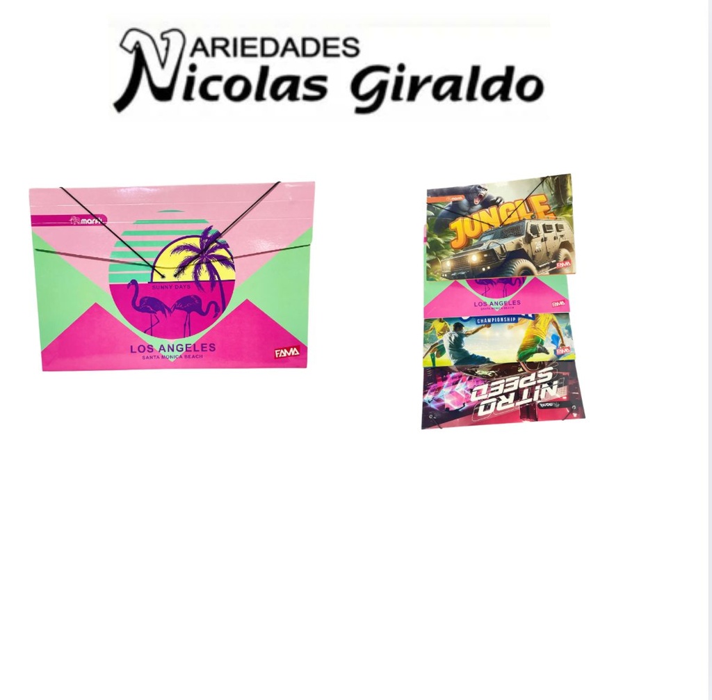 Carpeta fuelle carton fama