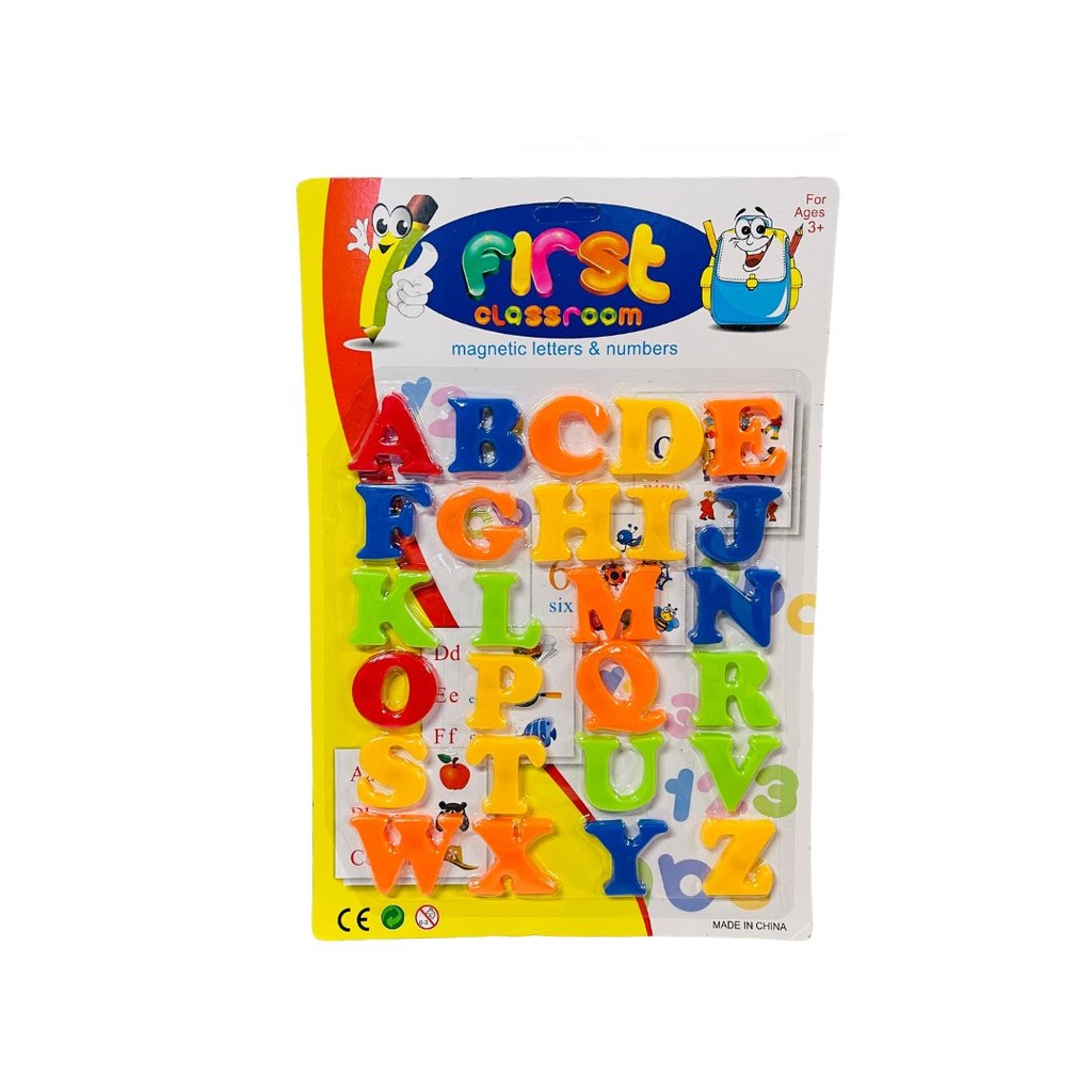 Carton alfanumerico magnetico