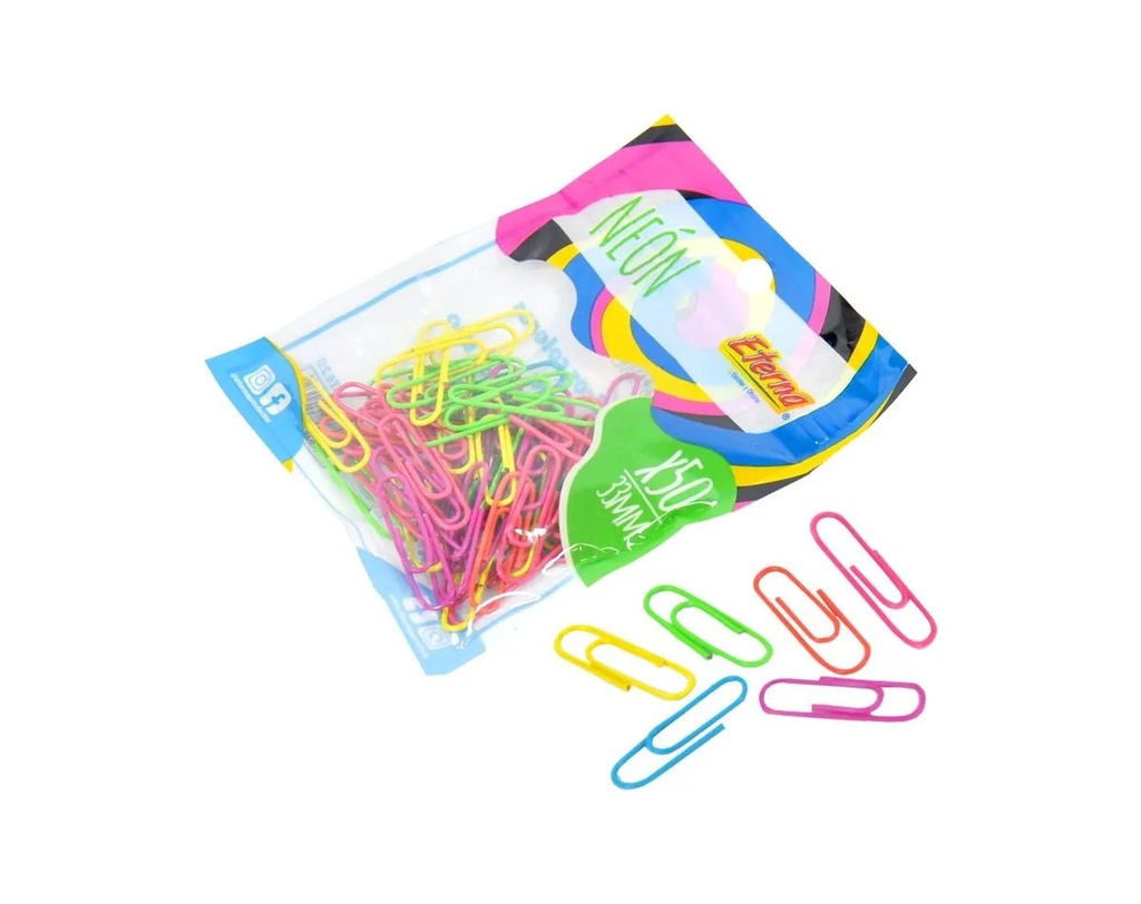 Clip neon 33 mm 50 pcs