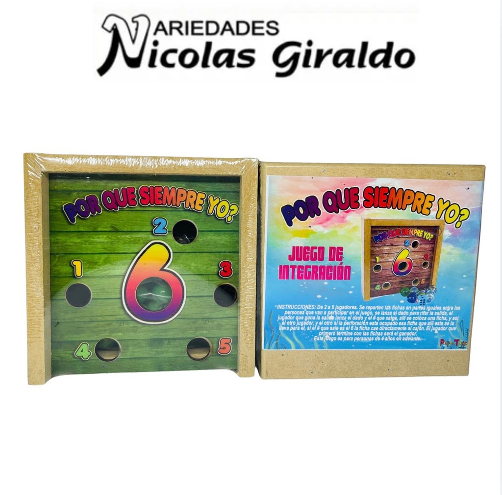 Didactico madera porque siempre yo DM026