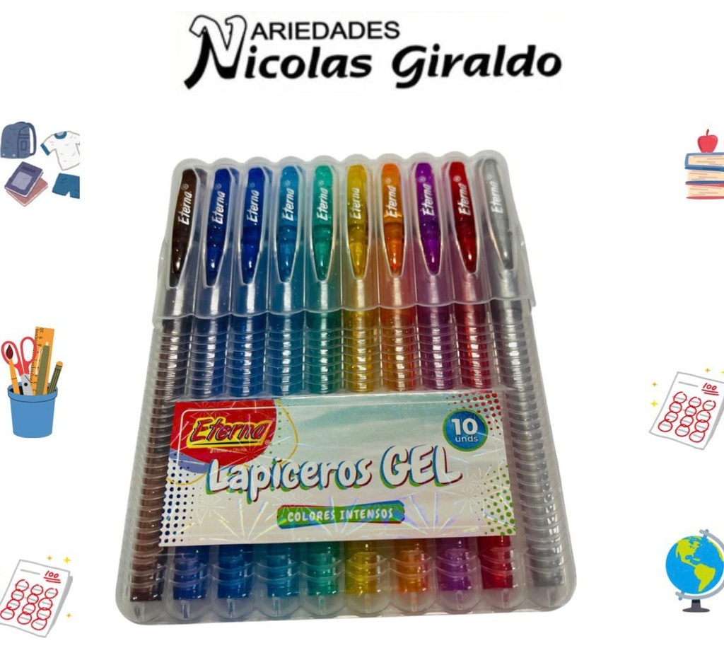 Lapicero eterna Mirellado x10
