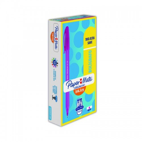 Lapicero kilometrico 100 morado 1.0 tapa x12