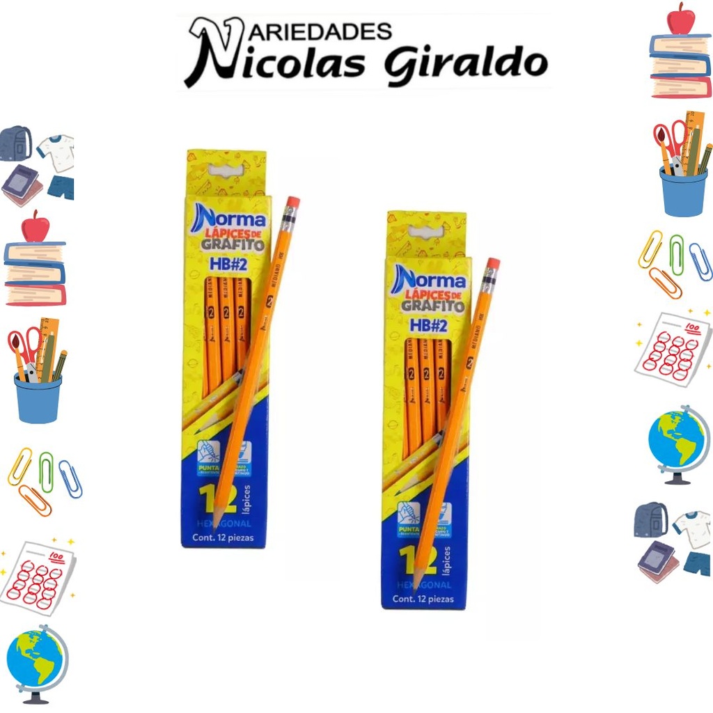 Lapiz norma caja azul x12