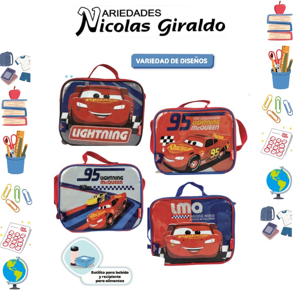 Lonchera primavera cars orizontal