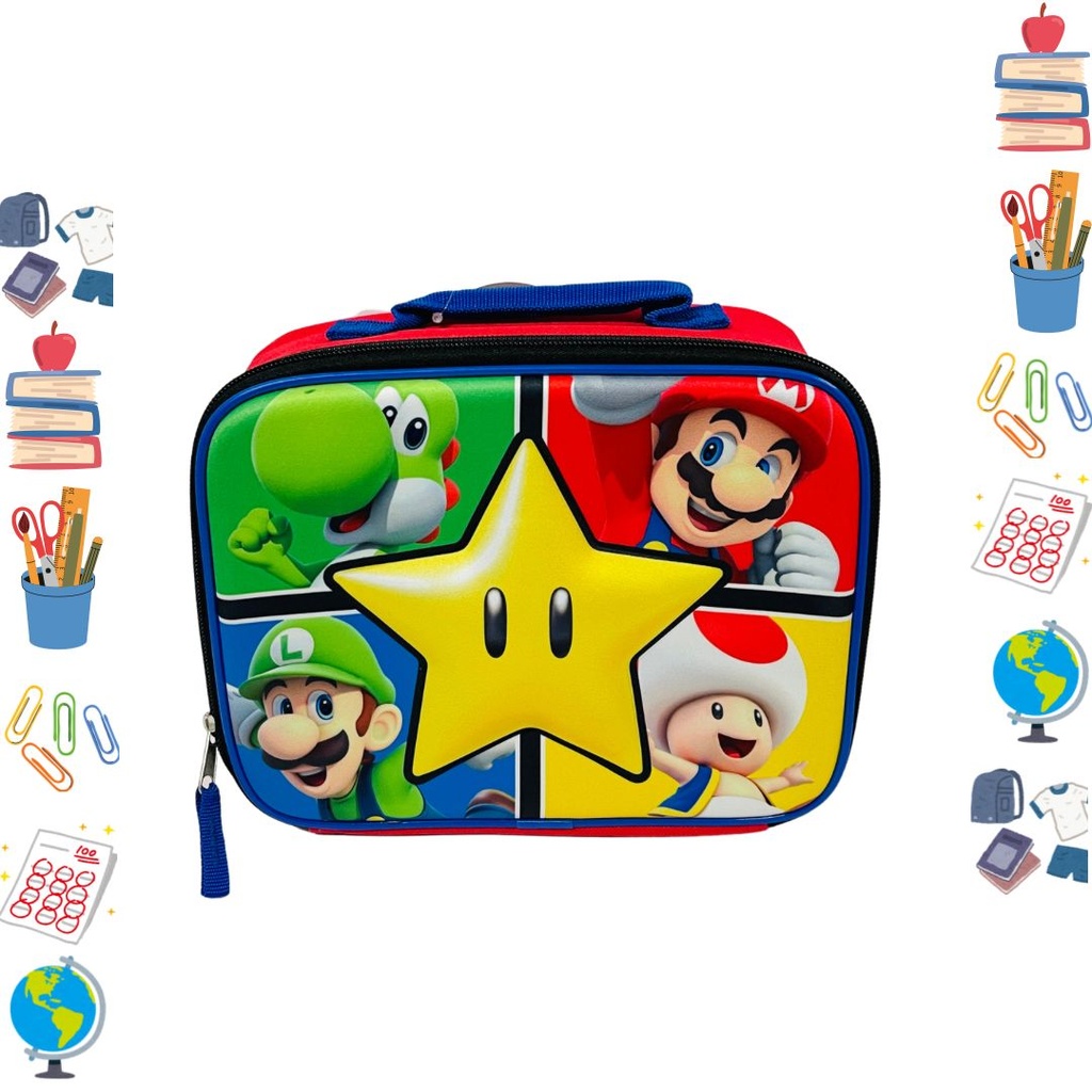 Lonchera prim. mario bros