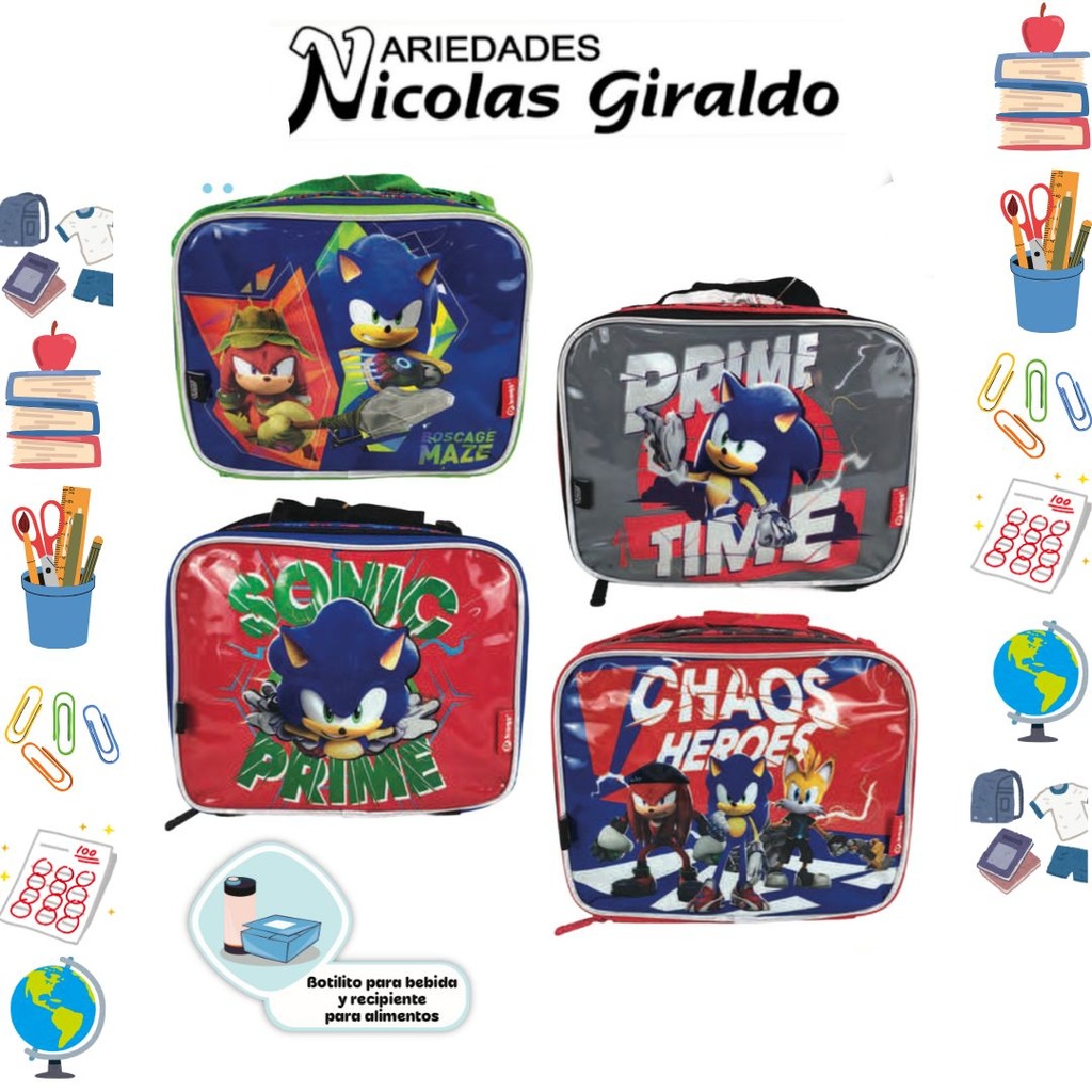 Lonchera primavera sonic orizontal