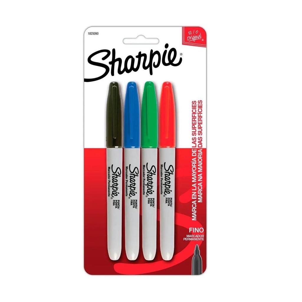 Marcador sharpie carton x4