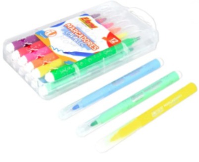 Marcadores lavables x12 eterna