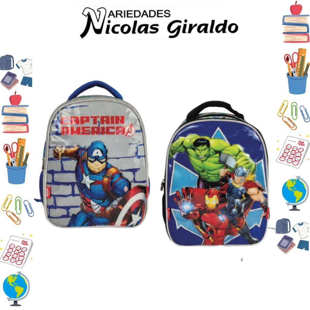 Morral primavera personaje pequeño avengers