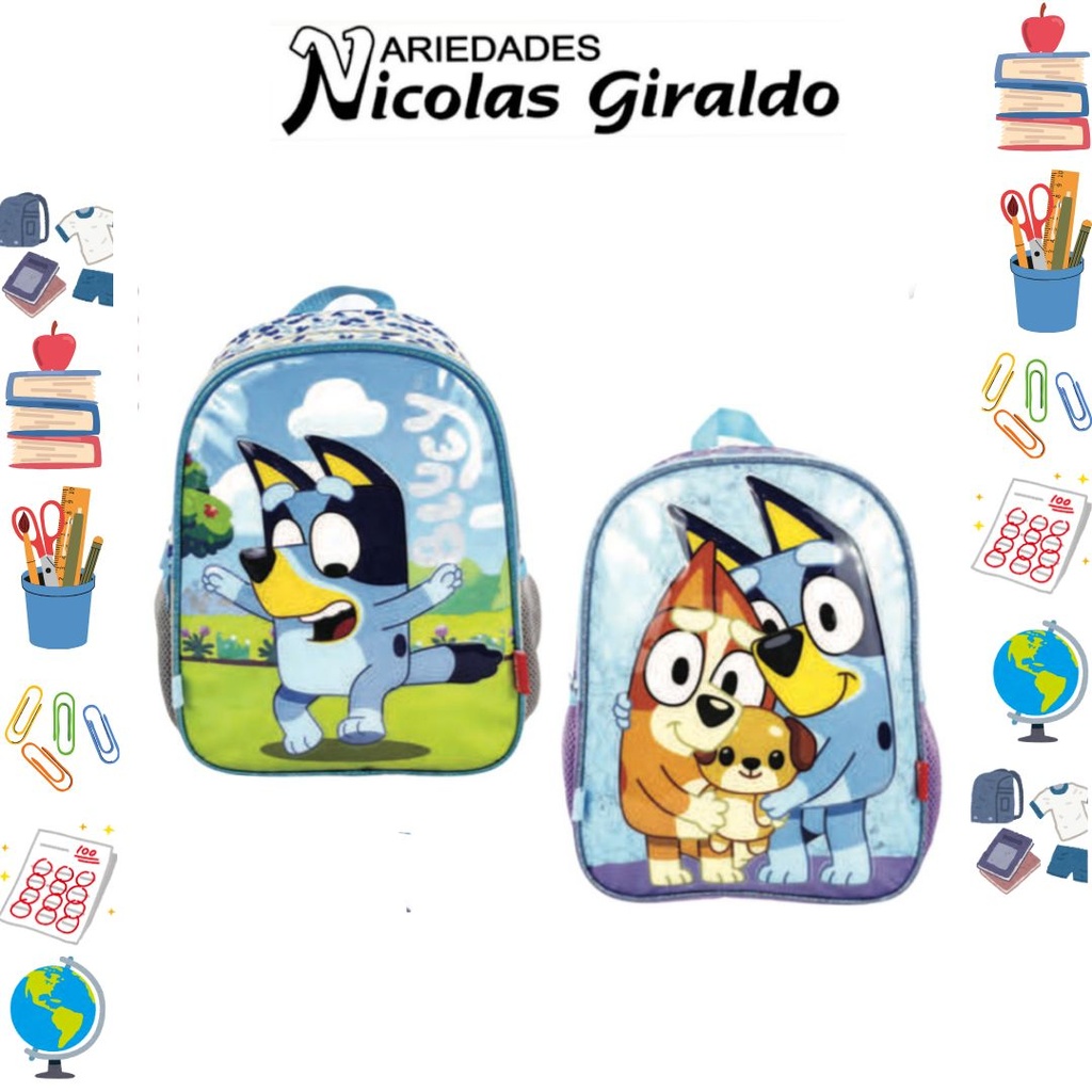 Morral primavera personaje pequeño bluey