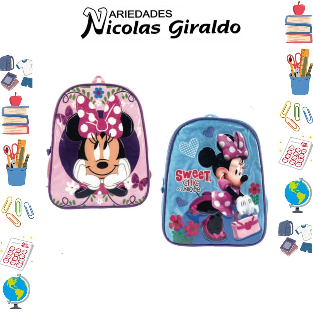 Morral primavera personaje pequeño minnie