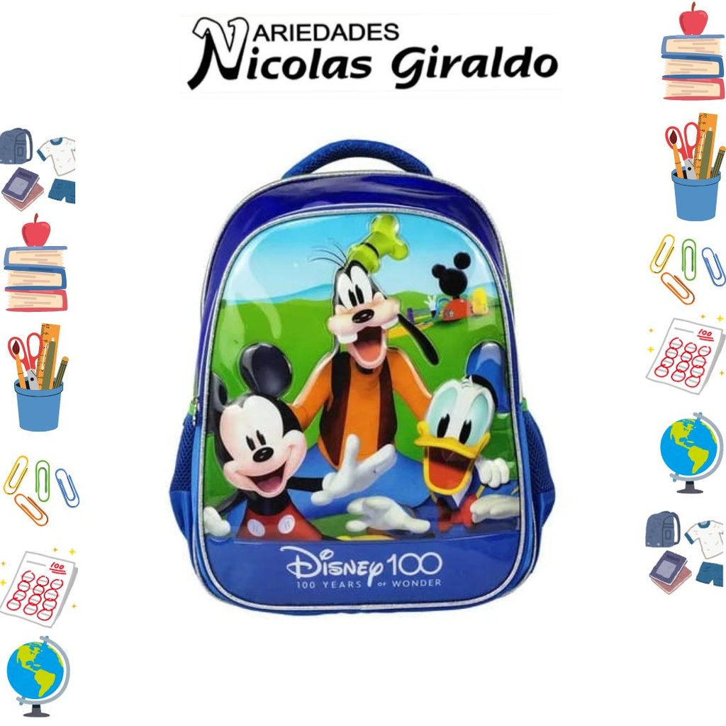 Morral primavera personajes grande disney100 niño