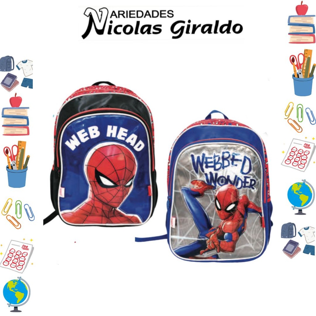 Morral primavera personajes grande spiderman