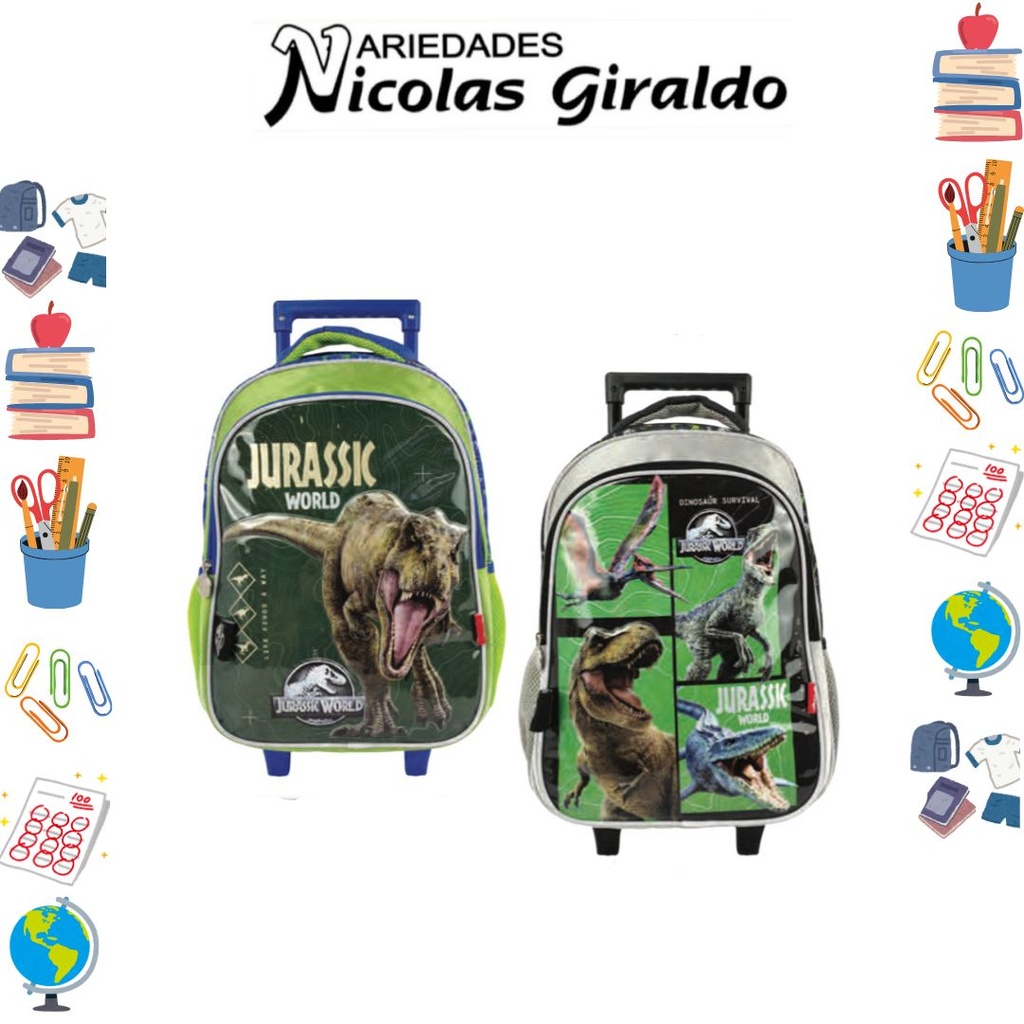 Morral prim. ruedas grande jurasic
