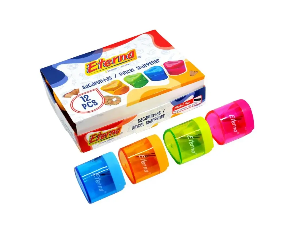 Sacapuntas deposito corazon caja x12 eterna