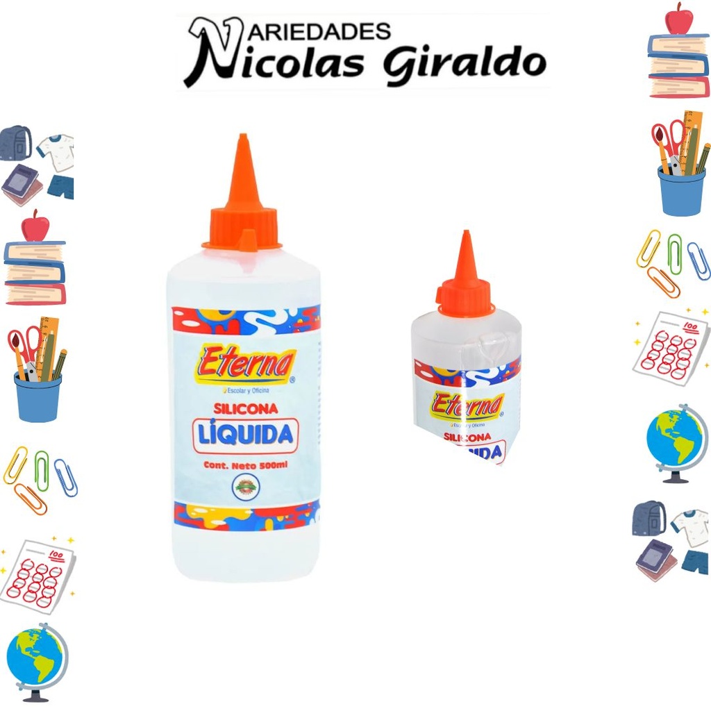 Silicona liquida x500 ml eterna 