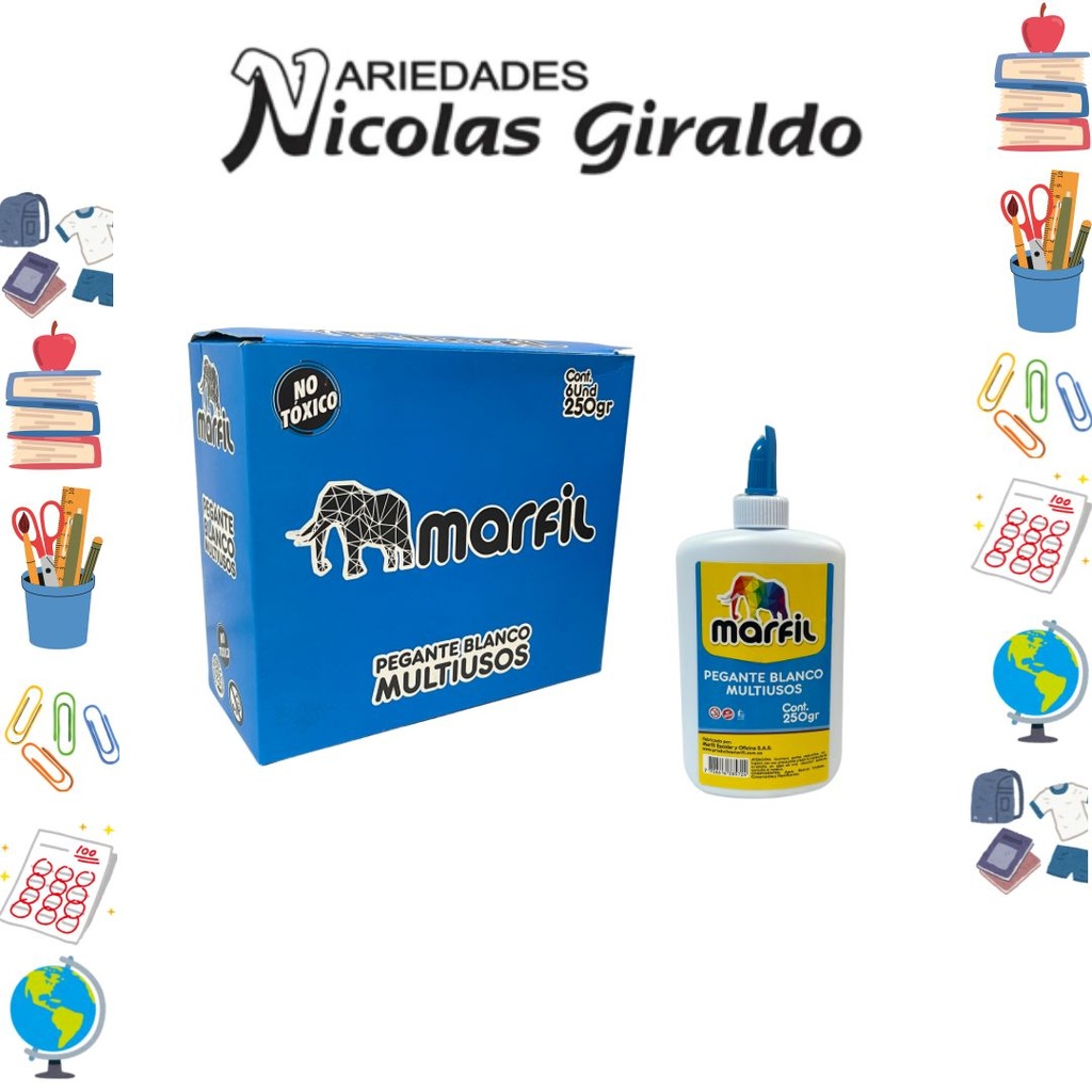 colbon marfil x250 gramos caja x6