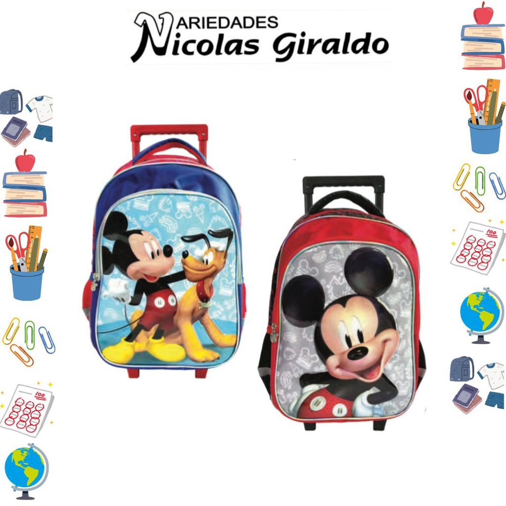 Morral prim. ruedas grande mickey