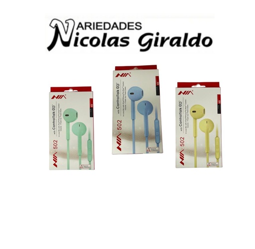 [NIA-502] @Audifono caja nia 502