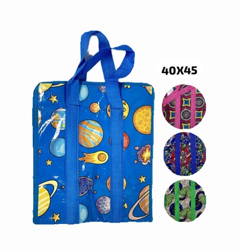 [ML-655] Bolsa fibra con refuerzo pequeña 40x45 