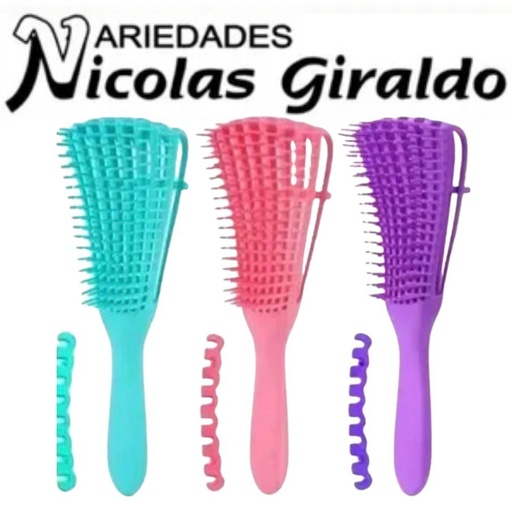 [HC-0270A] Cepillo peinar antifriz flexible 