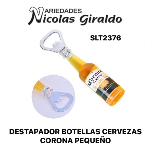 [SLT2376] (SE7268)Destapador botellas cervezas corona pequeño