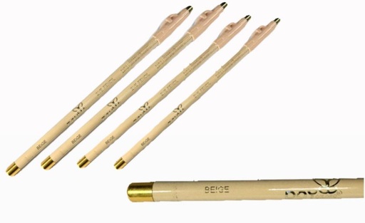 [YG252-L] @Lapiz ojos sencillo beis claro x12 