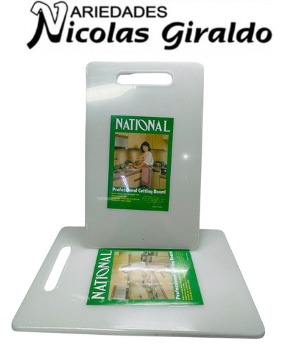 [PT27111] Tabla picar national blanca pequeña 37x23