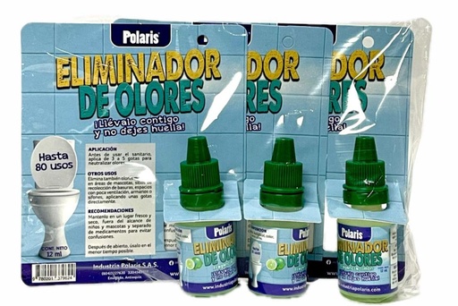 [379624] Eliminador de olores polaris x3
