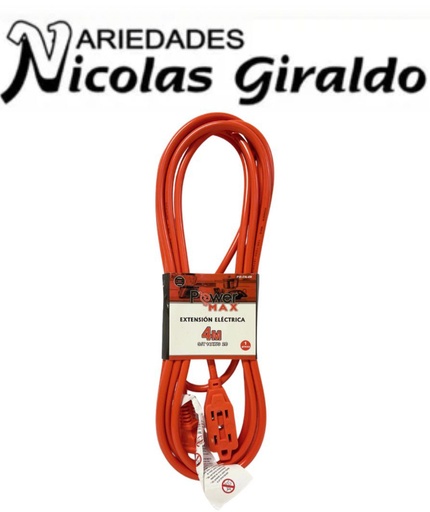 [PW-EN-4M] Extension naranja power max x4 MTS