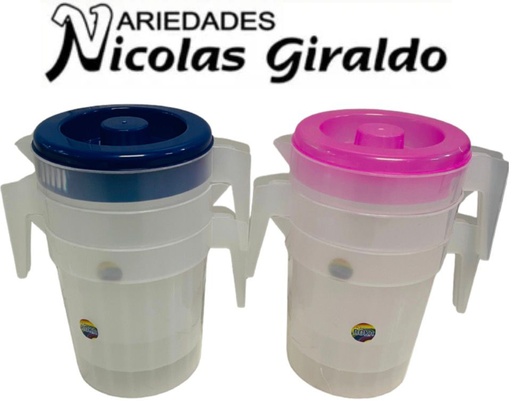 [JA4002B] Jarra 4 litros sencilla bolsa x6 