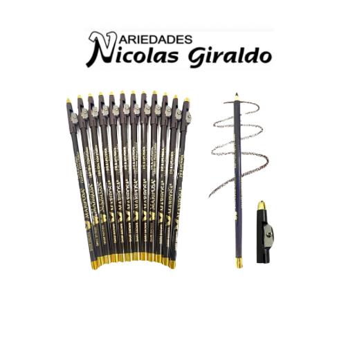 [761305] Lapiz ojos mariposa cafe oscuro bolsa X12 (UND $1.800)