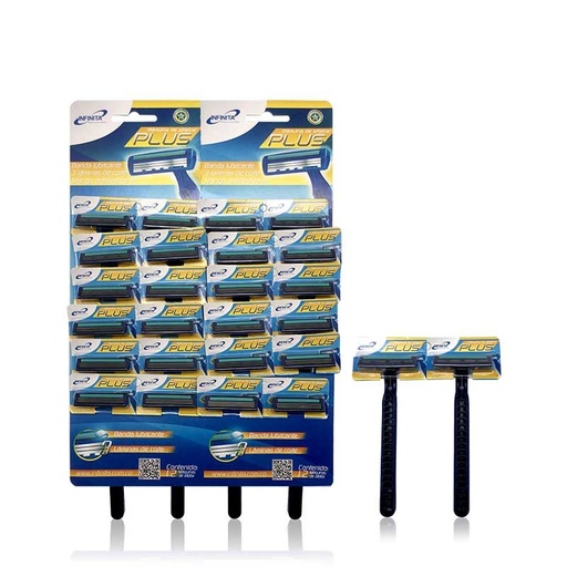 [MG6] Maquina afeitar infinita carton x24 hombre