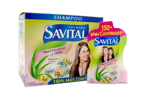 [67938793] Shampoo savital sobre caja x20 68766100