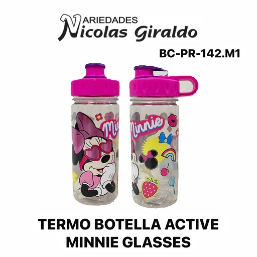 [BC-PR-142.M1] Termo botella active minnie glasses