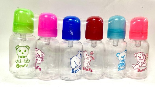 [PTP-0014] Tetero liso pequeño 5oz traslucido paquete x6