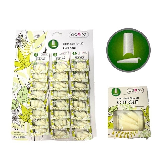 [15120] Uñas adoro CUT-OUT x24 Carton verde