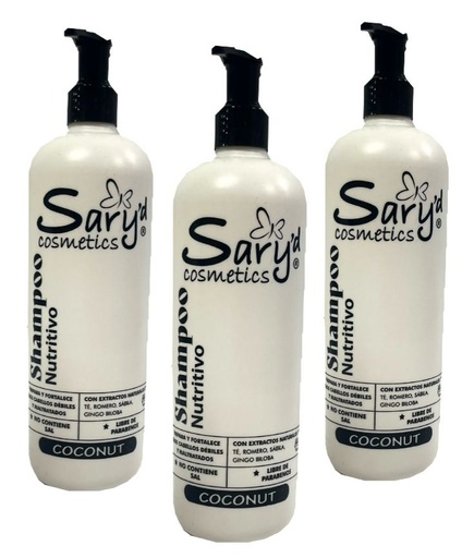 [SY54847] shampoo nutritivo saryd x500 ml blanco