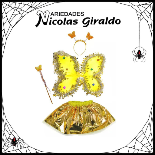 [VE-10] @Disfraz halloween mariposa brillante