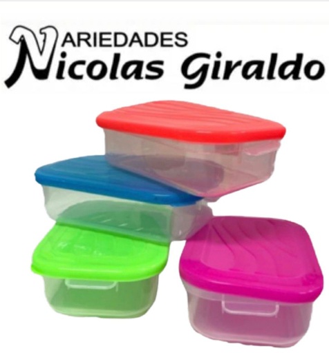 [H1] Coca hermetica rectangular #1 girar PQT X12