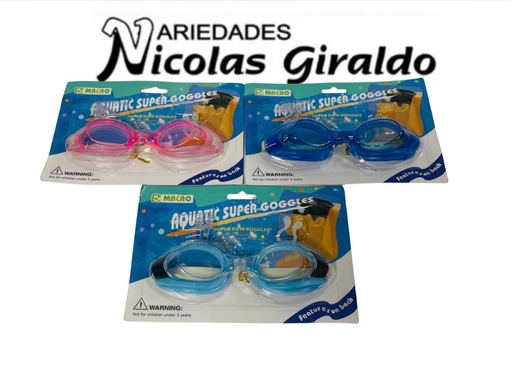 [MC1198] Gafa piscina carton Adulto