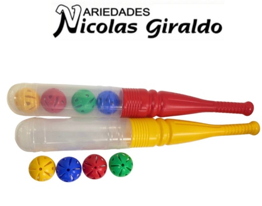 [100734] Bate beisbol con pelotas proyecciones