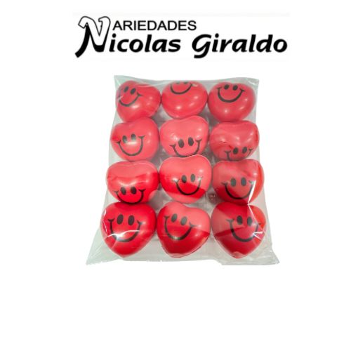 [PTP1086] Pelota relajante forma corazon PQT X12
